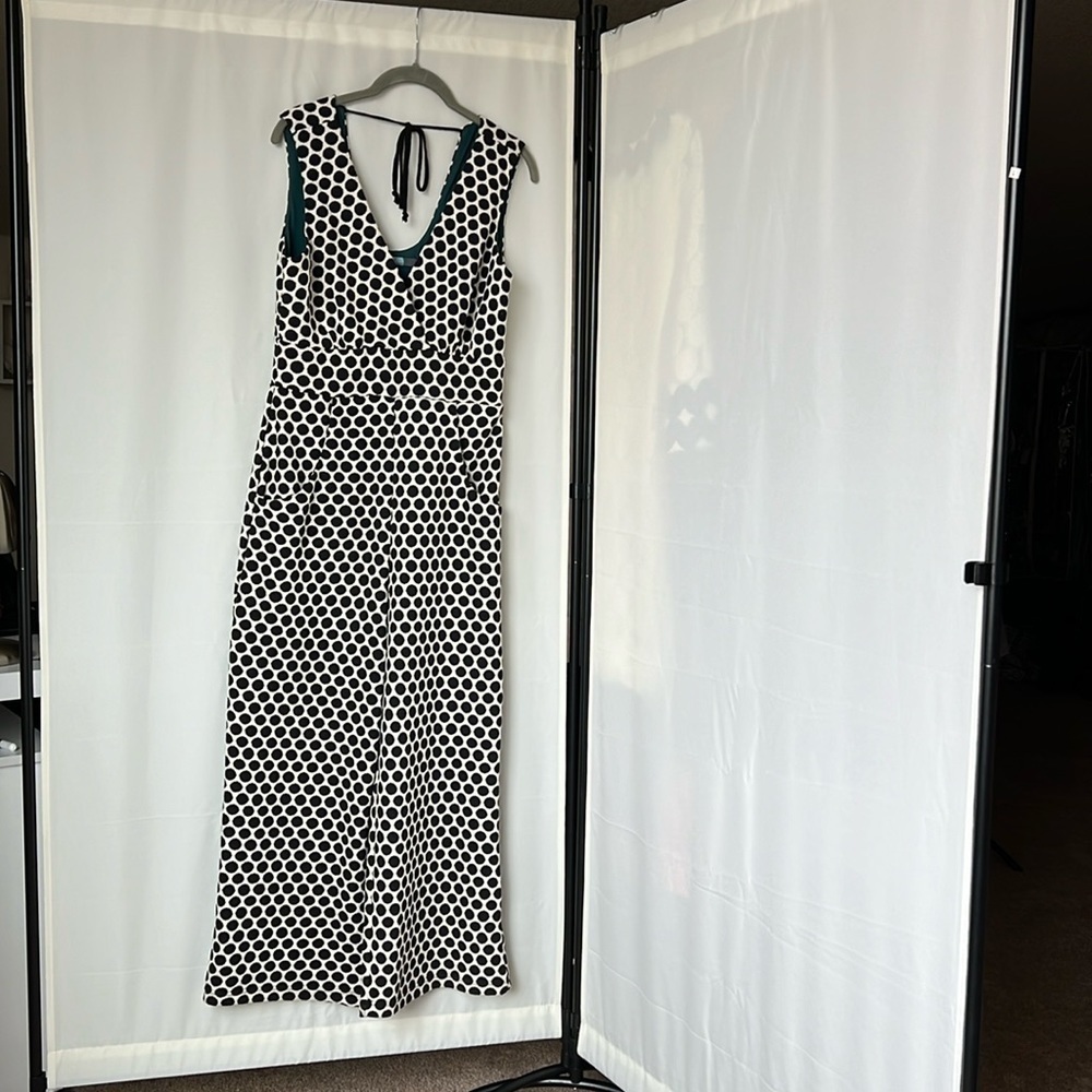 Anthropologie Eva Franco Masha Knit Polka Dot Jumpsuit